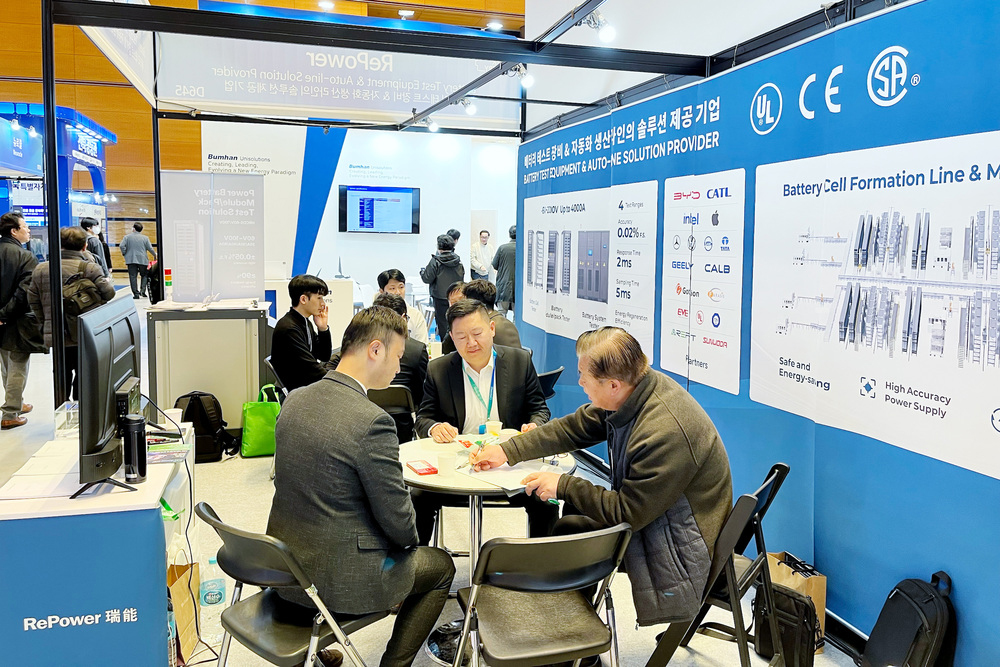 RePower Pioneers Lithium Manufacturing at Inter Battery 2025 with PV-ESS Integrated Formation & Grading System
